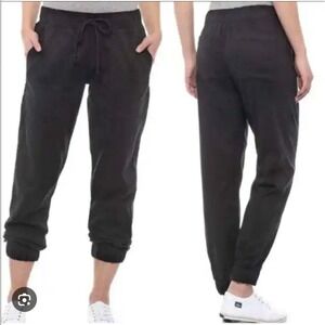 Cloth & Stone Los Angeles Charcoal‎ Gray Drawstring Jogger Utility Pants size M